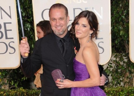 Jesse James and Sandra Bullock. Photo: Bob Charlotte / PR Photos