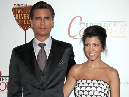 Scott Disick and Kourtney Kardashian. Photo: ER/Flynetpictures.com