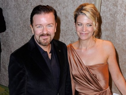 Ricky Gervais and Jane Fallon. Photo: Keadrick D. Washington / PR Photos