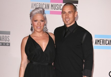 Pink and Carey Hart. Photo: Juan Rico/Fame Pictures
