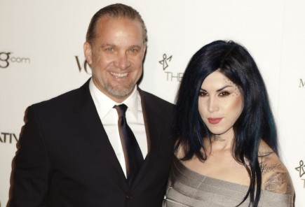 Jesse James and Kat Von D. Photo: Emiley Schweich / PR Photos