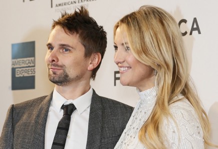 Matthew Bellamy and Kate Hudson. Photo: Laurence Agron / PR Photos
