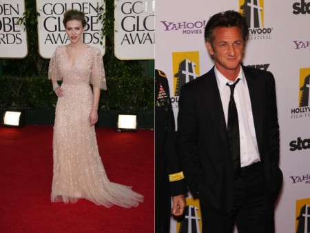 Scarlett Johansson and Sean Penn. Photo: Bob Charlotte / PR Photos; Chris Hatcher / PR Photos