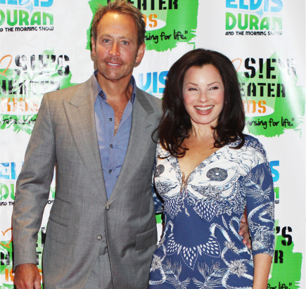 Fran Drescher and Peter Marc Jacobson. Photo: Diane Cohen/Fame Pictures