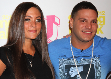Sammi 'Sweetheart' Giancola and Ronnie Ortiz-Magro. Photo: FPA/FameFlynet Pictures