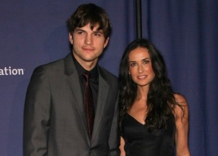 Ashton Kutcher and Demi Moore. Photo: Chris Hatcher / PR Photos