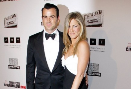 Justin Theroux and Jennifer Aniston. Photo: David Gabber / PRPhotos.com
