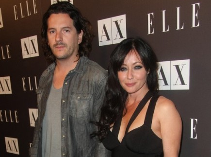 Kurt Iswarienko and Shannen Doherty. Photo: Tommaso Boddi / PR Photos