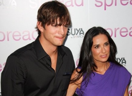 Ashton Kutcher and Demi Moore. Photo: Glenn Harris / PR Photos