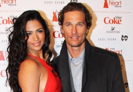 Camila Alves and Matthew McConaughey. Photo: Wild1 / PR Photos