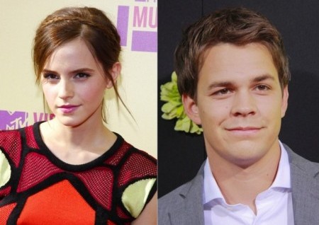 Emma Watson and Johnny Simmons. Photo: David Gabber / PR Photos; Izumi Hasegawa / PR Photos