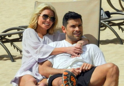 Kelly Ripa and Mark Consuelos. Photo: KOA/FameFlynet Pictures
