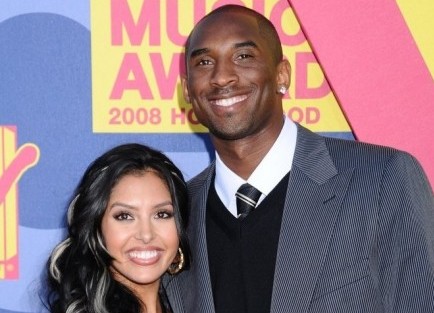 Vanessa and Kobe Bryant. Photo: Bob Charlotte / PR Photos