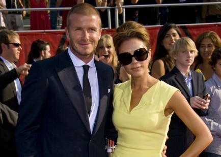 David and Victoria Beckham. Photo: Chris Hatcher / PR Photos