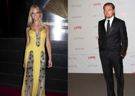 Erin Heatheron and Leonardo DiCaprio. Photo: Janet Mayer / PRPhotos.com; Andrew Evans / PR Photos