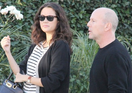 Emma Heming and Bruce Willis. Photo: Visual/Flynet