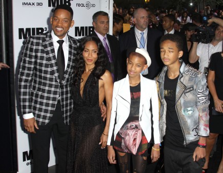 Will Smith, Jada Pinkett Smith, Willow Smith, Jaden Smith. Photo: RAM/FameFlynet Pictures