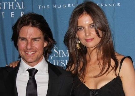 Tom Cruise and Katie Holmes. Photo: Andrew Evans / PR Photos