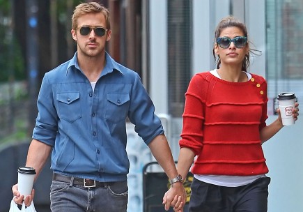 Ryan Gosling and Eva Mendes. Photo: Teach/FameFlynet Pictures