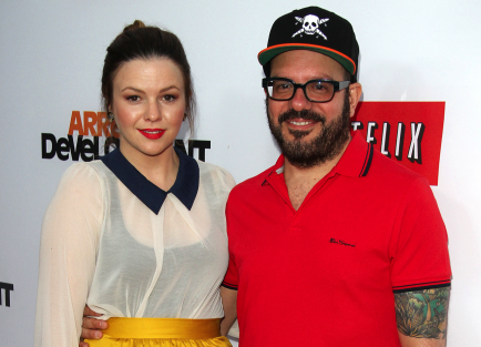 Amber Tamblyn and David Cross. Photo: Juan Rico/FAMEFLYNET PICTURES