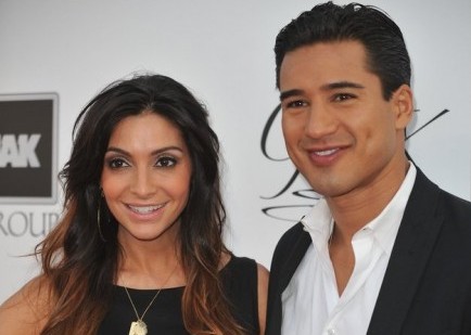 Courtney Mazza and Mario Lopez. Photo: richard shotwell / PR Photos