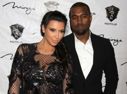 Kim Kardashian and Kanye West. Photo: FPA/FAMEFLYNET PICTURES