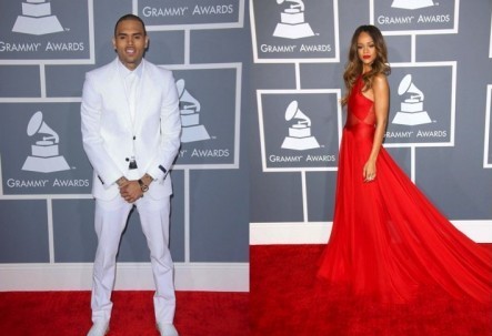 Chris Brown and Rihanna. Photo: Andrew Evans / PR Photos