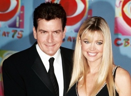 Charlie Sheen and Denise Richards. Photo: Tom Walck / PR Photos