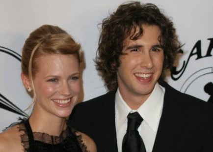 January Jones and Josh Groban. Photo: Glenn Harris / PR Photos