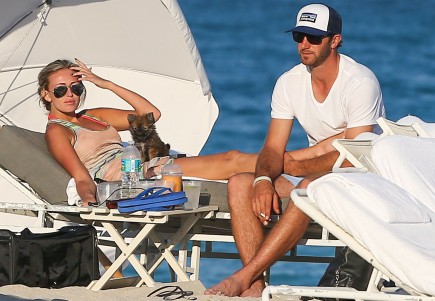 Paulina Gretzky and Dustin Johnson. Photo: Dasha/VEM/FAMEFLYNET PICTURES