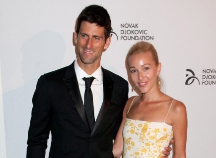 Novak Djokovic and Jelena Ristic. Photo: Janet Mayer / PRPhotos.com