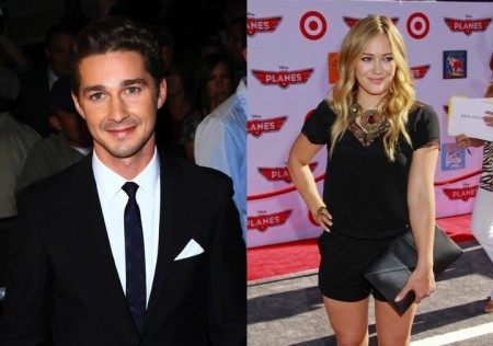 Shia LaBeouf and Hilary Duff. Photo: Starmax / PRPhotos.com; Izumi Hasegawa / PR Photos