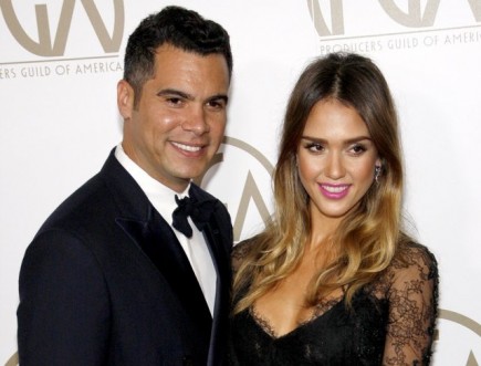 Cash Warren and Jessica Alba. Photo: David Gabber / PRPhotos.com