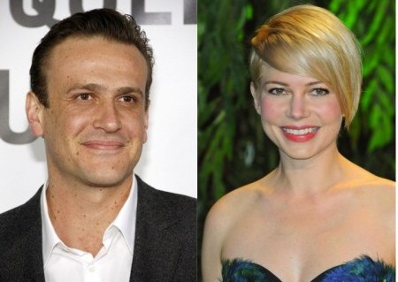 Jason Segel and Michelle Williams. Photo: David Gabber / PRPhotos.com; Solarpix / PR Photos