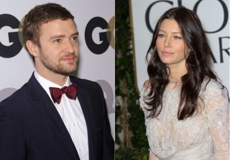 Justin Timberlake and Jessica Biel. Photo: Andrew Evans / PR Photos