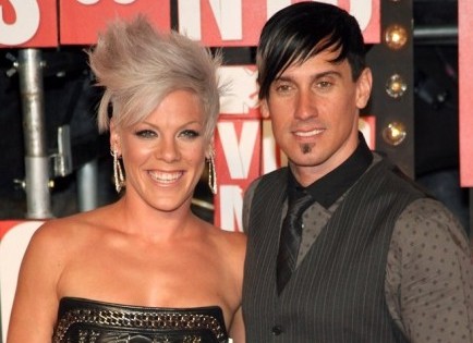PInk and Carey Hart. Photo: Sylvain Gaboury / PR Photos