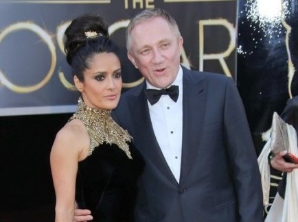 Salma Hayek and Francois-Henri Pinault. Photo: Andrew Evans / PR Photos