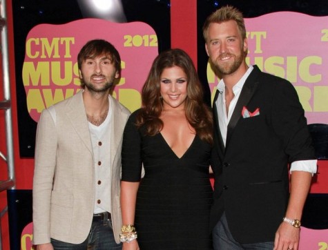 Dave Haywood, Hilary Scott and Charles Kelley. Photo: Andrew Evans / PR Photos